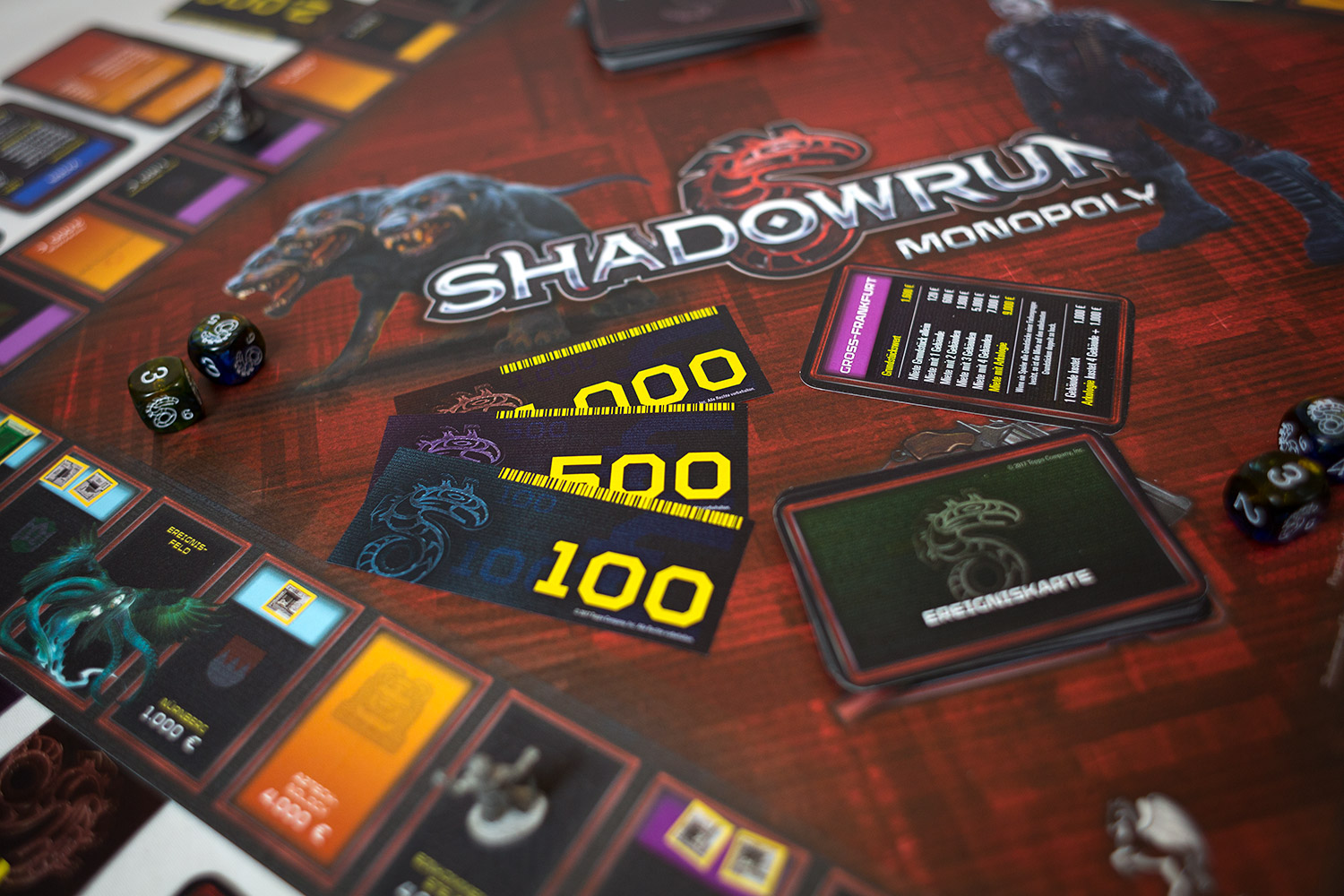 Shadowrun Monopoly Promobild